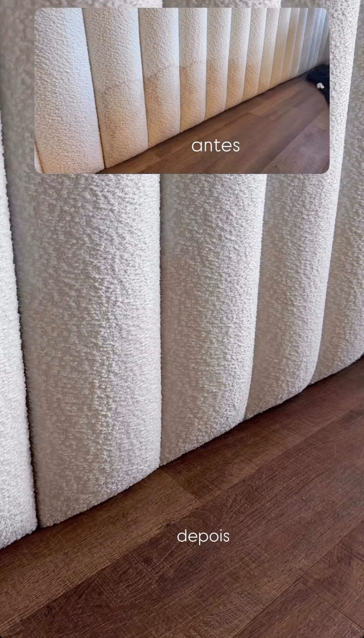 Higienização de cabeceira estofada